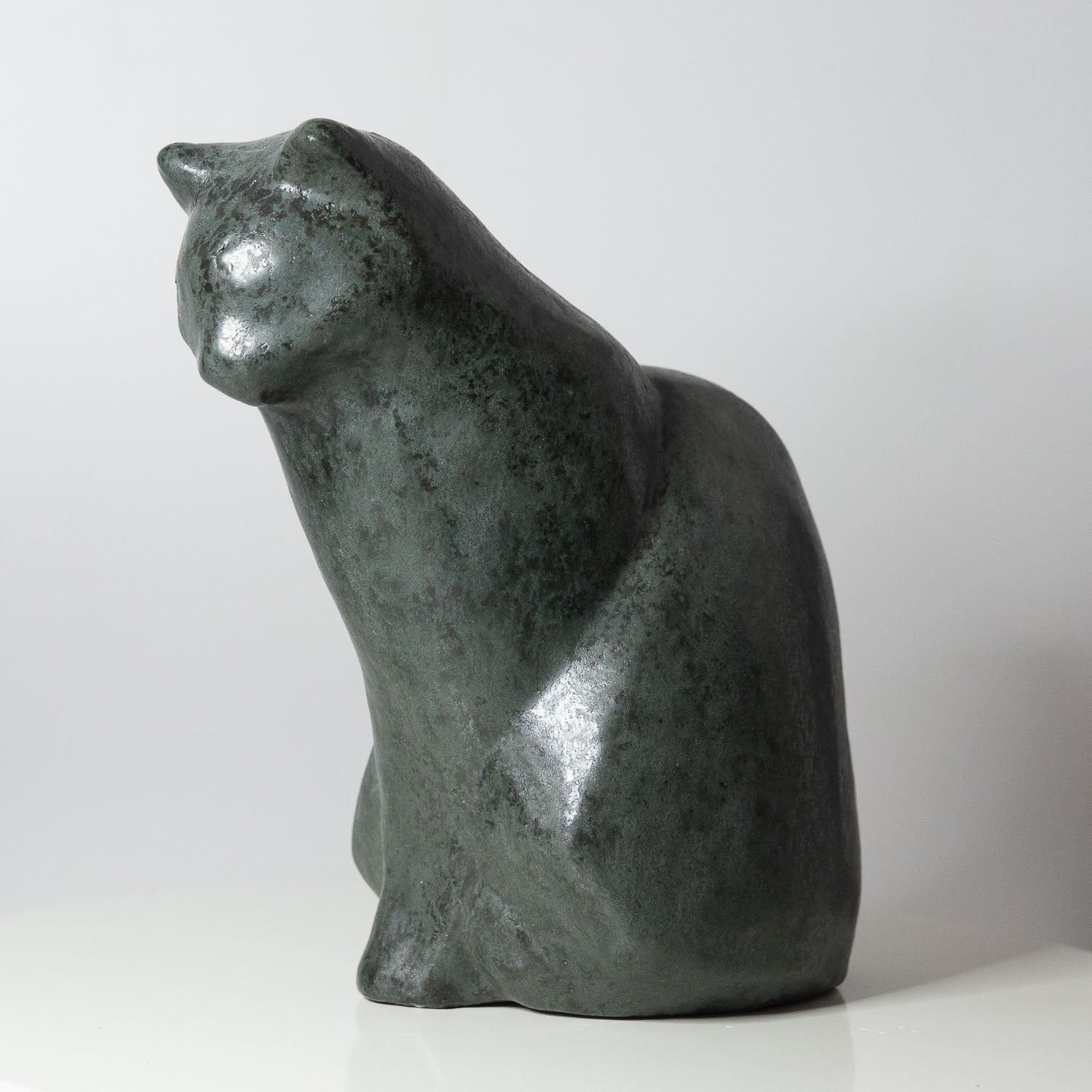 N°85 - Katze sitzend | dunkel