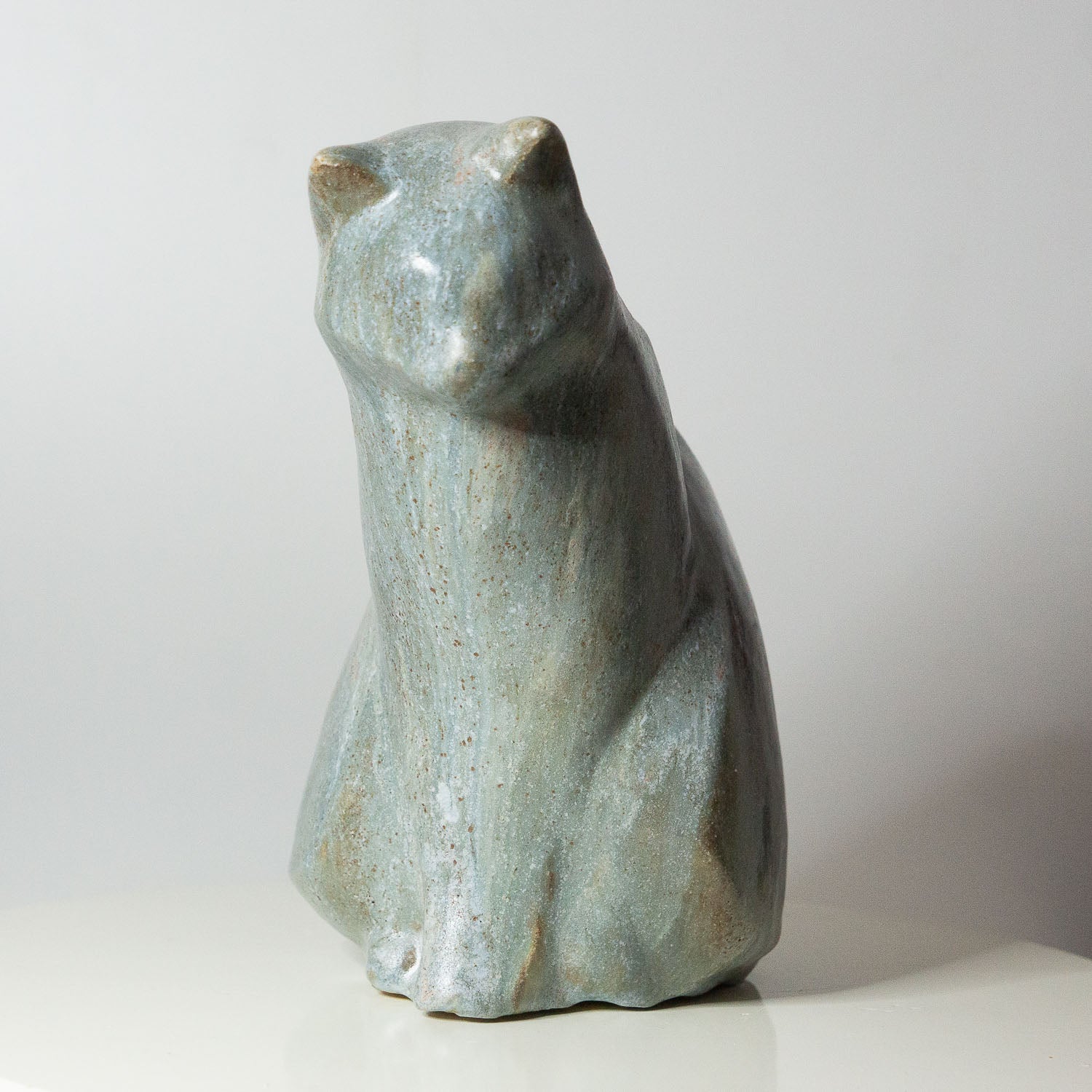 N°84 - Katze sitzend | hell