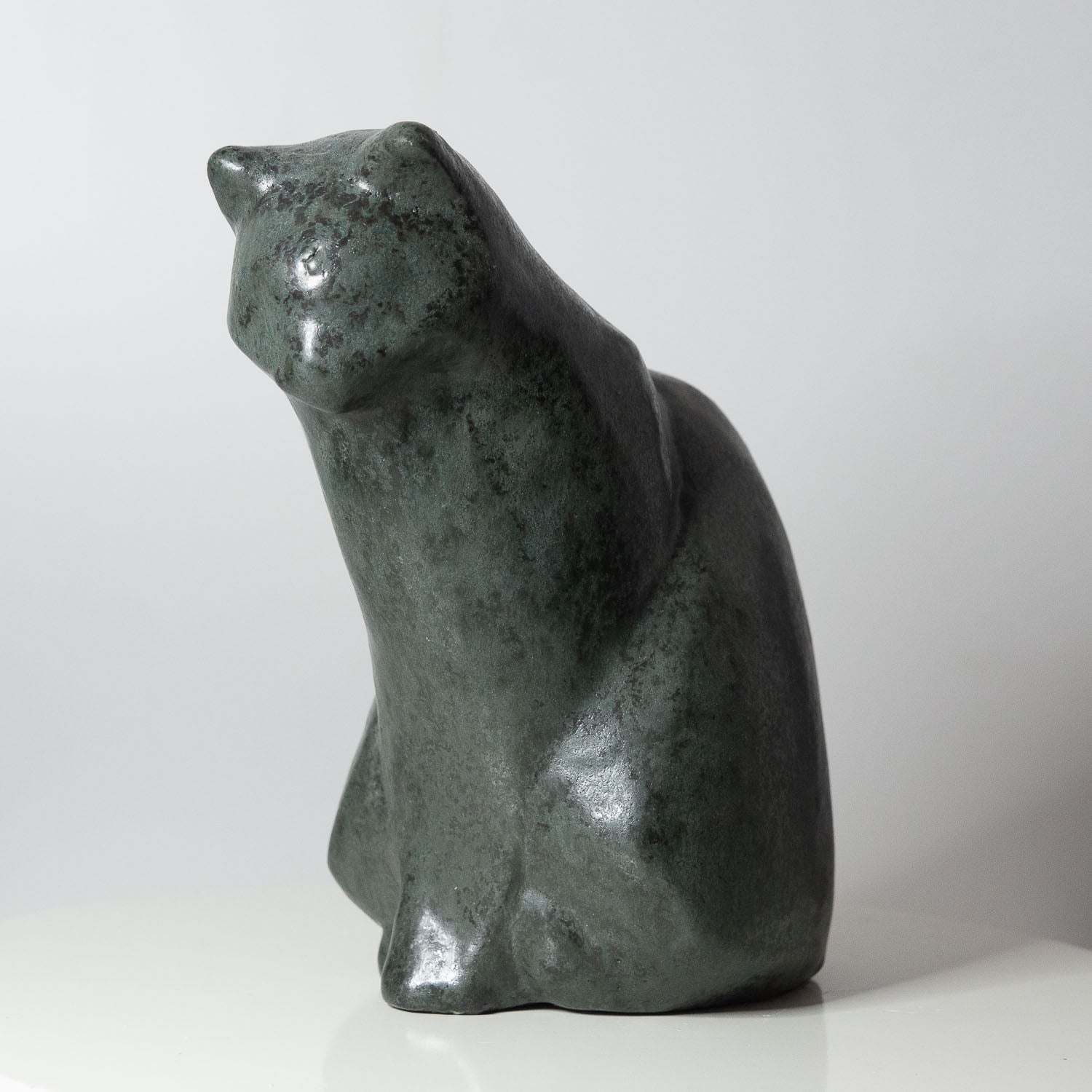 N°85 - Katze sitzend | dunkel