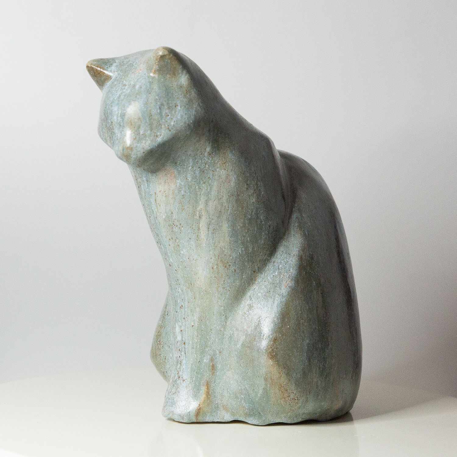 N°84 - Katze sitzend | hell