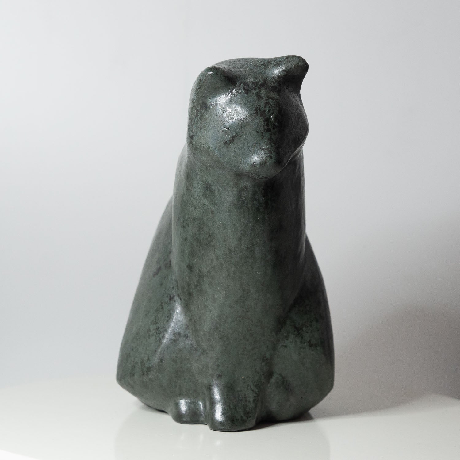 N°85 - Katze sitzend | dunkel